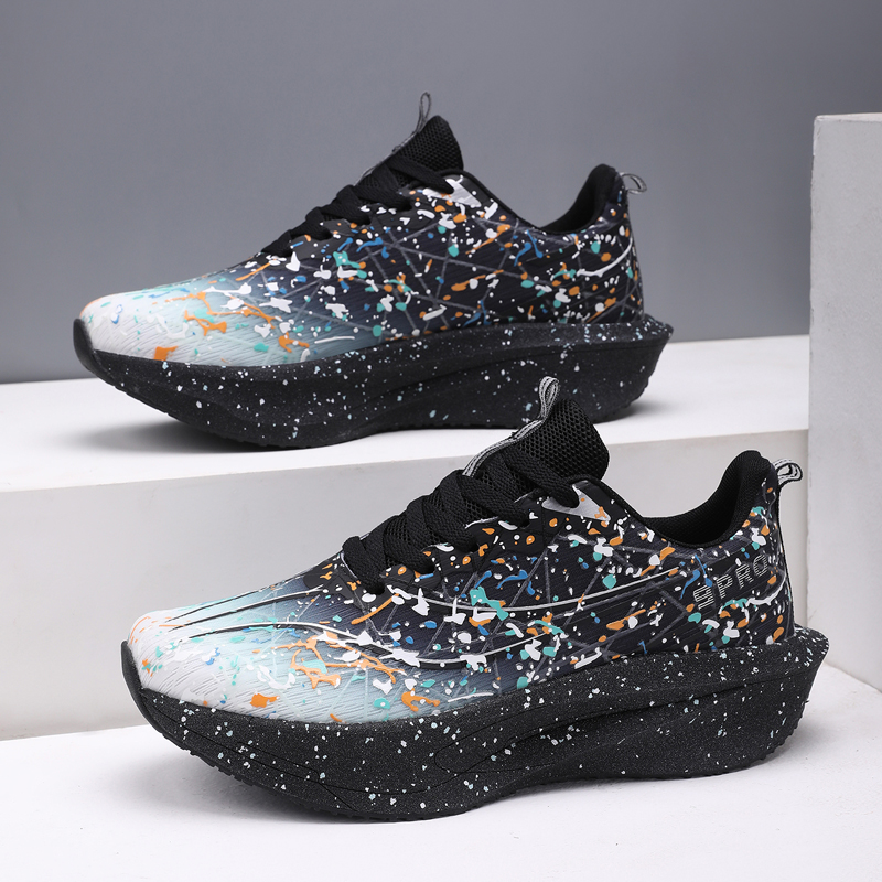Breathable Mesh Athletic Shoes - Heren Marathon Loopschoenen Unisex Carbon Board