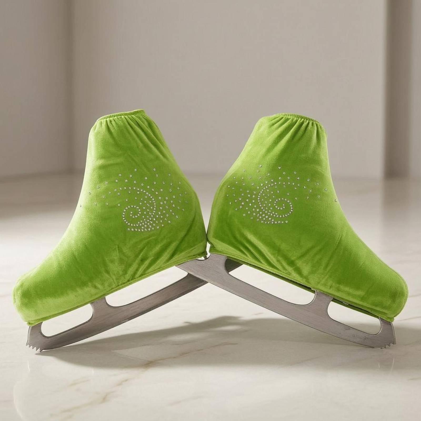 Boots - Pluche fluwelen schaatshoezen, elastische laarsbeschermers, artistieke