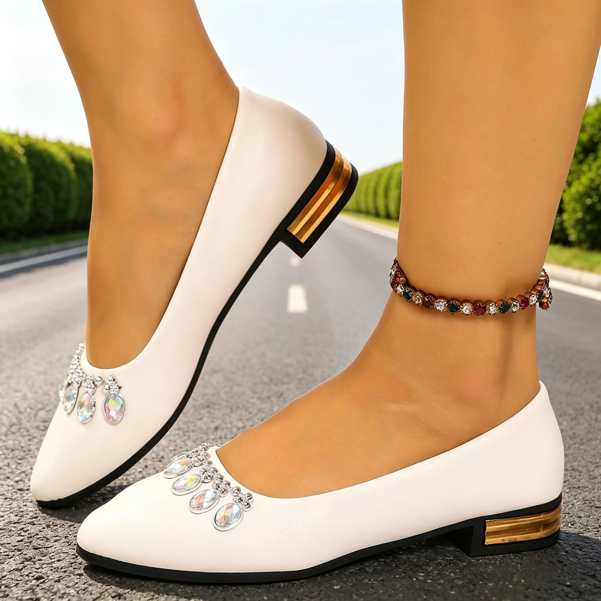 Women'S Shoes - Dames Flats Pointed Toe Balletschoenen Plus