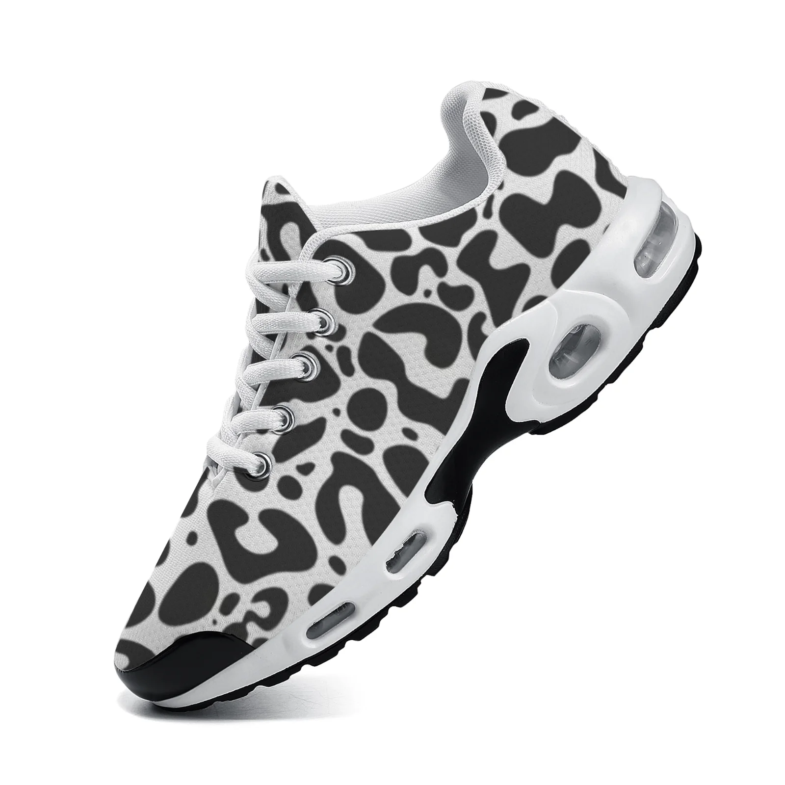 Aanpasbare zwarte luipaardprin - Breathable Mesh Athletic Shoes recensie en prijs