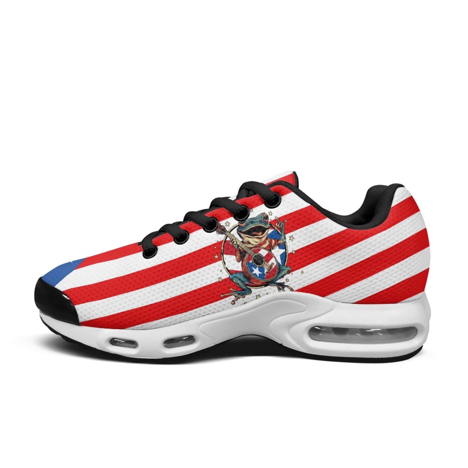 PENSTROLL Rood Wit Blauw Ster  - Air Cushion Jogger Shoes Men recensie en prijs