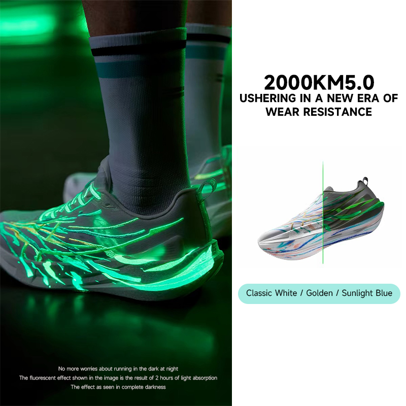 XTEP 2000km 5.0 Nieuwe kleuren - Reflective Night Running Shoes recensie en prijs