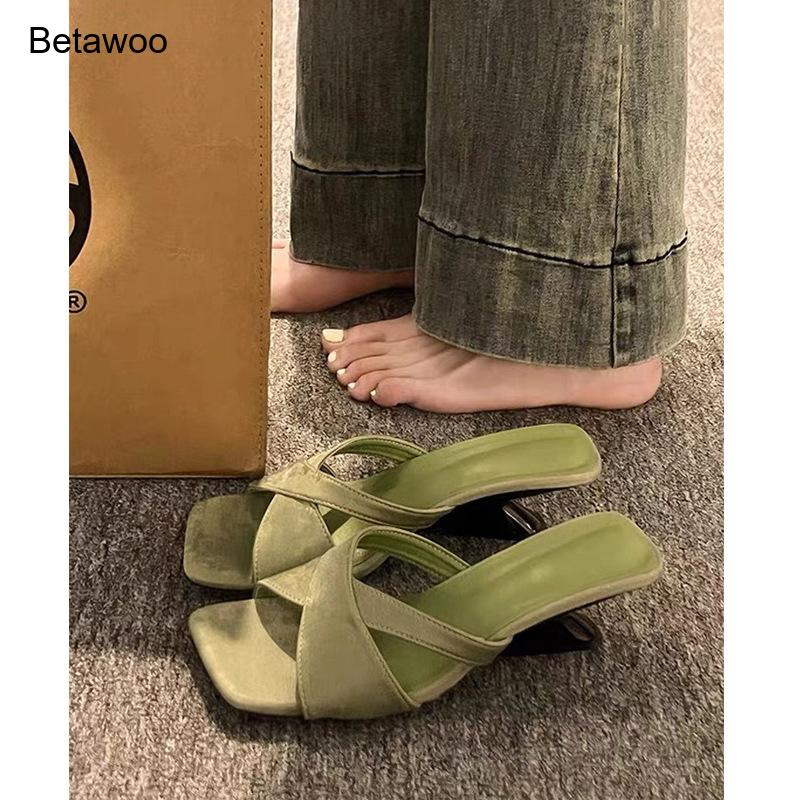 Dames sandalen met gebogen blo - Sandals recensie en prijs