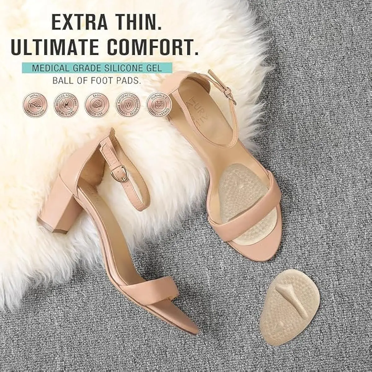 2 sets hielkussentjes, voetzoo - Women'S Shoes recensie en prijs