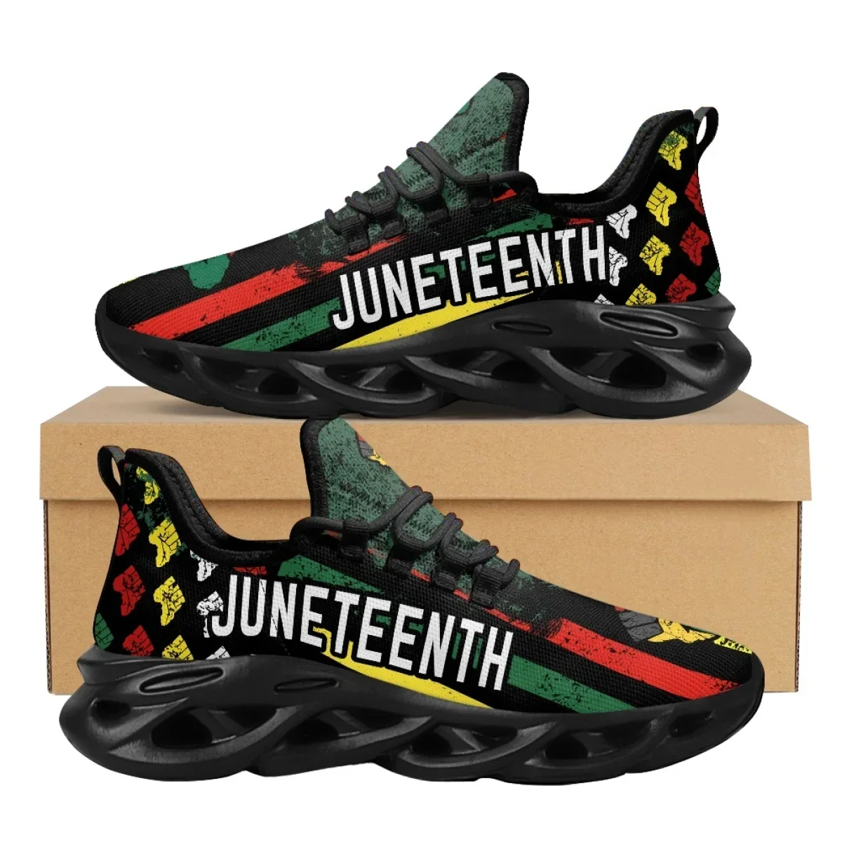 Juneteenth Peace and Love Prin - Breathable Mesh Athletic Shoes recensie en prijs